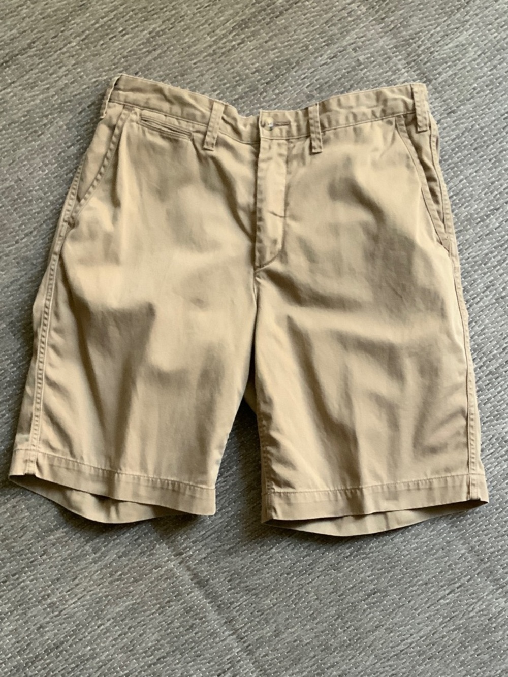 Men's Polo Ralph Lauren Classic Dark Khaki Cotton Shorts - Neutral Tan